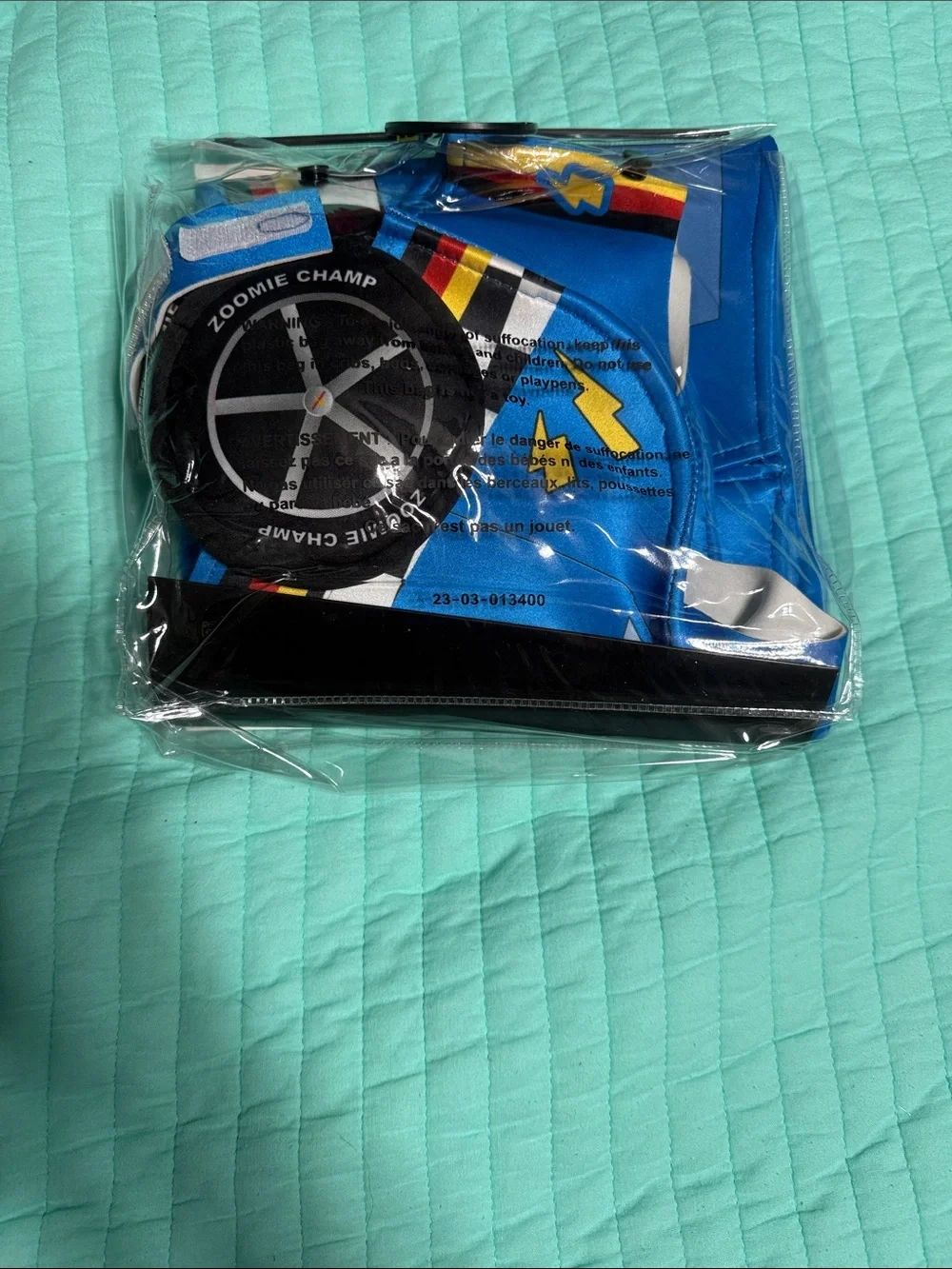 Spirit Blue Race Car Dog Costume (medium)